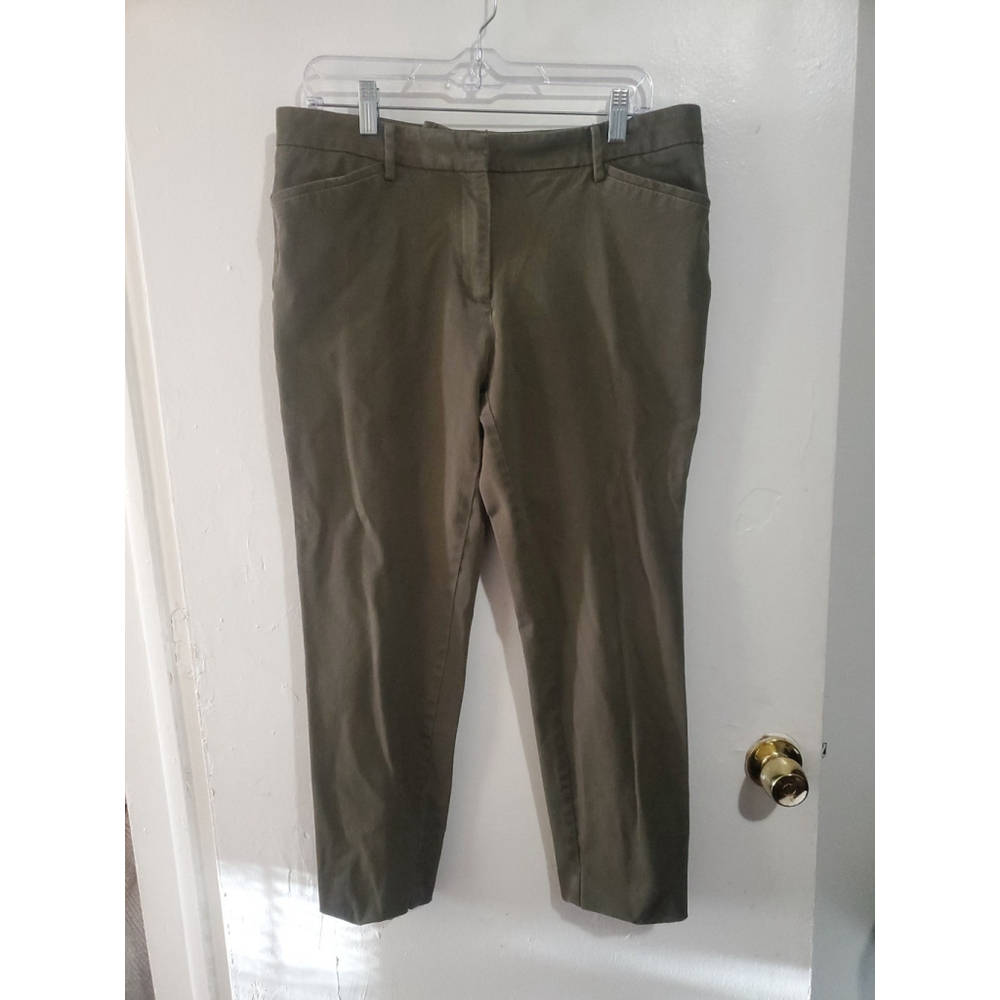 41 Hawthorn Olive Green Career Office Chino Dress Pants - Size 12